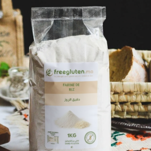 دقيق الأرز بدون غلوتين 1kg freegluten.ma – المرجع في المنتجات بدون غلوتين بالمغرب