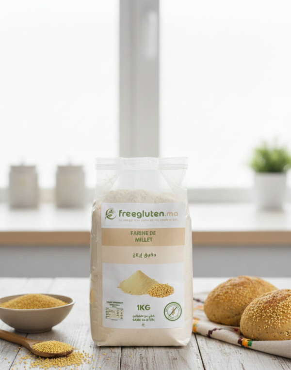 دقيق إيلان بدون غلوتين – freegluten.ma دقيق إيلان بدون غلوتين من freegluten.ma هو خيار مثالي للأشخاص الذين يعانون من عدم تحمل الغلوتين أو داء السيلياك، ولمن يبحثون عن دقيق صحي ومتوازن للاستعمال اليومي. يتميز دقيق إيلان بقوامه الجيد ومذاقه المتوازن، مما يجعله مناسبًا لتحضير العديد من الوصفات مثل الخبز، الفطائر، الحلويات، والمعجنات، مع احترام تام لمعايير السلامة الغذائية وتفادي التلوث بالغلوتين. ✅ مميزات دقيق إيلان freegluten.ma: خالٍ من الغلوتين 100٪ مناسب لمرضى السيلياك وحساسية الغلوتين سهل الاستعمال في الوصفات اليومية قوام متوازن ونتائج موثوقة مُحضّر بعناية وفق معايير الجودة سواء كنتِ تطبخين وصفات تقليدية أو عصرية، فإن دقيق إيلان بدون غلوتين من freegluten.ma يمنحك نتائج ممتازة وطعمًا لذيذًا بكل ثقة. freegluten.ma – المرجع في المنتجات بدون غلوتين بالمغرب